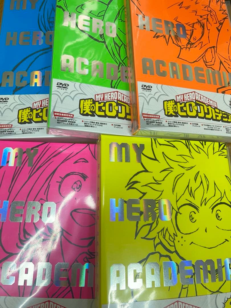 DVD　僕のヒーローアカデミア 初回生産限定版 全5巻セット　dvd box付