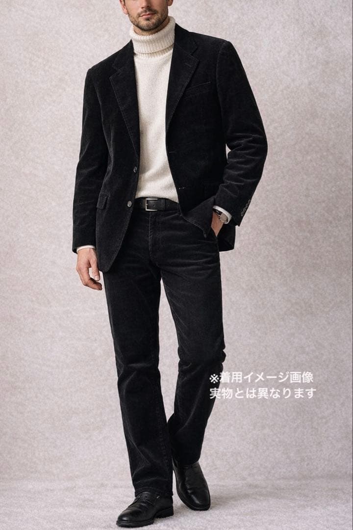 PolobyRalphLauren コーデュロイジャケットパンツセットアップ黒