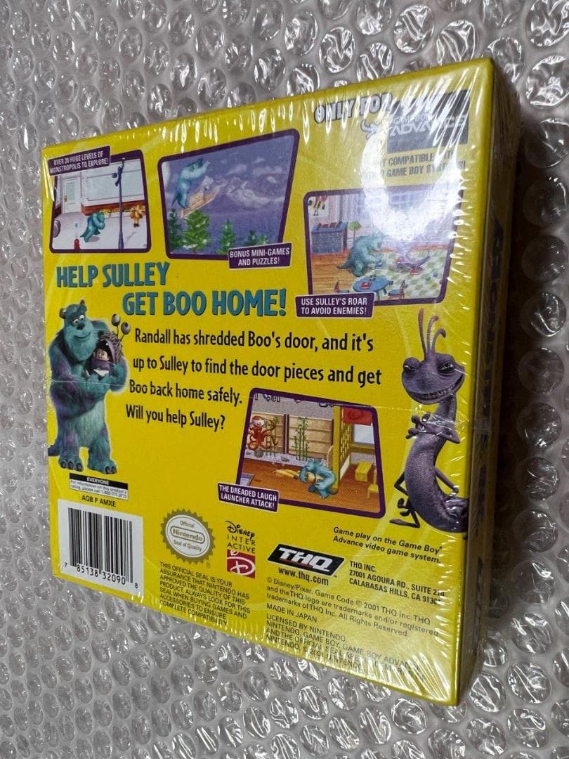 GBA Monsters Inc / モンスターズ インク 新品未開封 画像参照