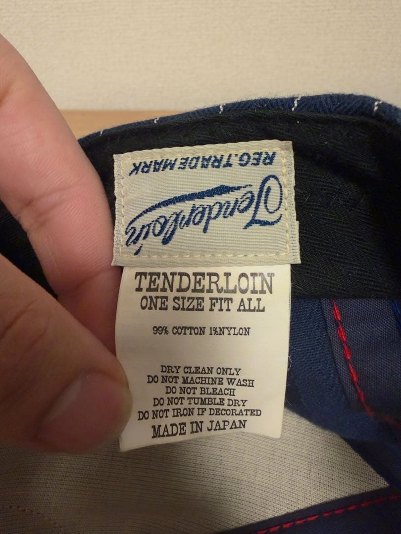 【希少】数原龍友着用 TENDERLOIN ストライプキャップ