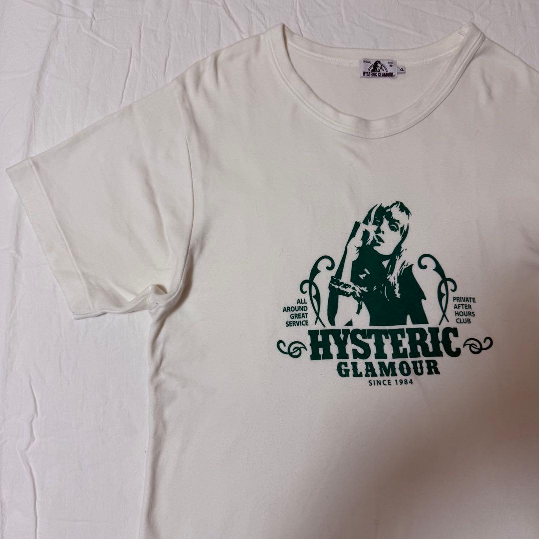 HYSTERIC GLAMOUR ヒステリックグラマー グラフィックTシャツ 白