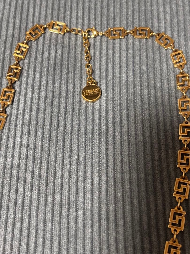 VERSACE ゴールドネックレス ギリシャ風