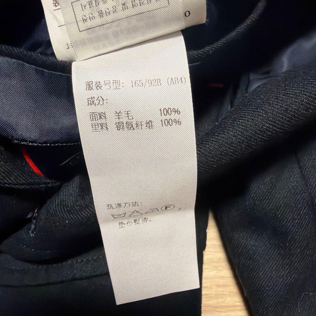 【美品】J.PRESS 紺ブレザー ペピンメリノウール 3B 金ボタン 羊毛
