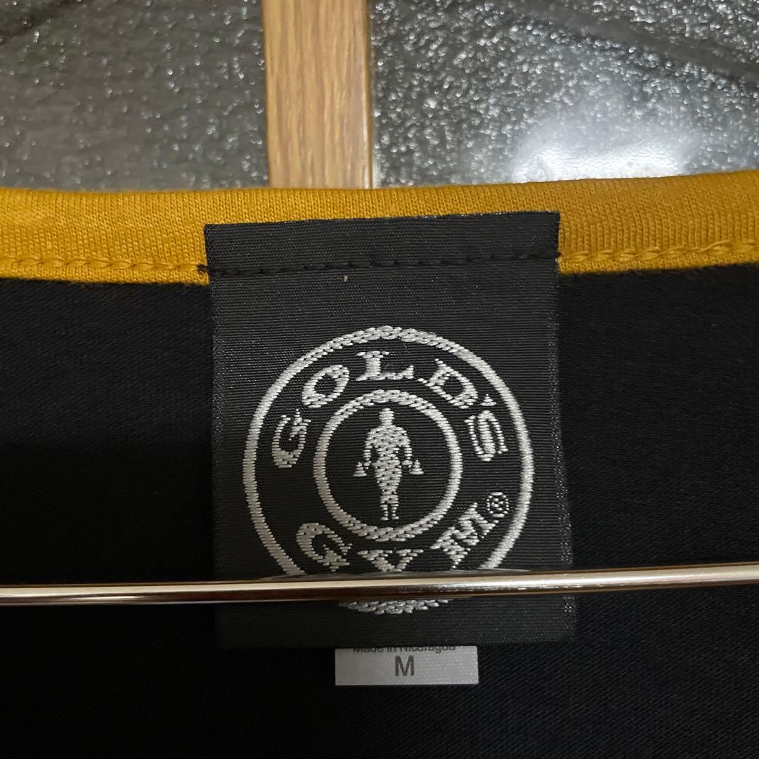 GOLD'S GYM ゴールドジム　リンガータンクトップ 黒・黄　嶋田慶太選手