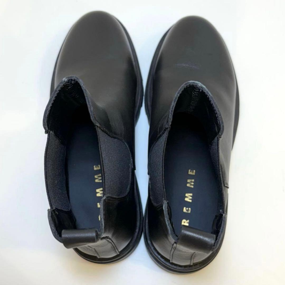 最終価格‼️(極美品)REMME サイドゴアブーツ 24.5cm