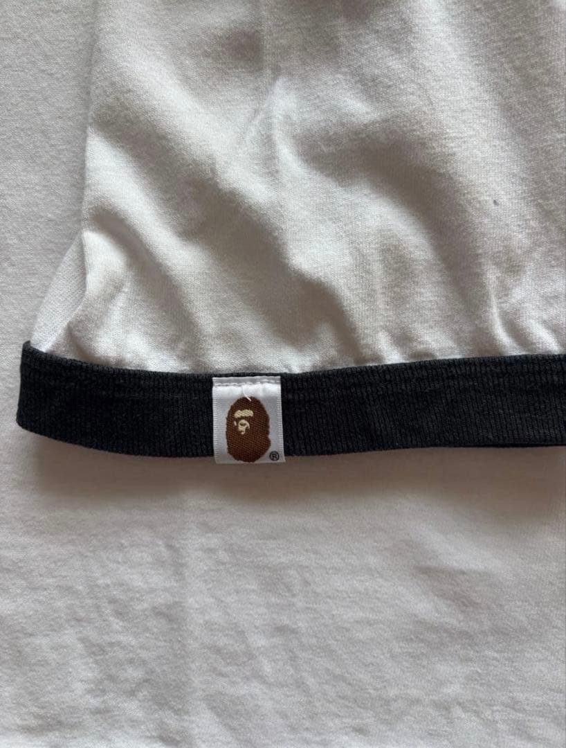 90s 00s bape ape リンガー tee nigo期裏原 縁は紺色です
