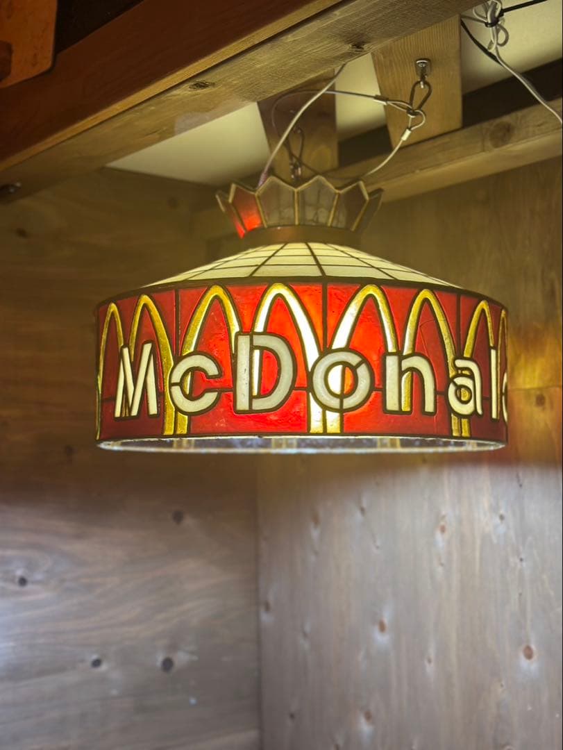 超希少！1970 Mcdonald's Tiffany style マクドナルド
