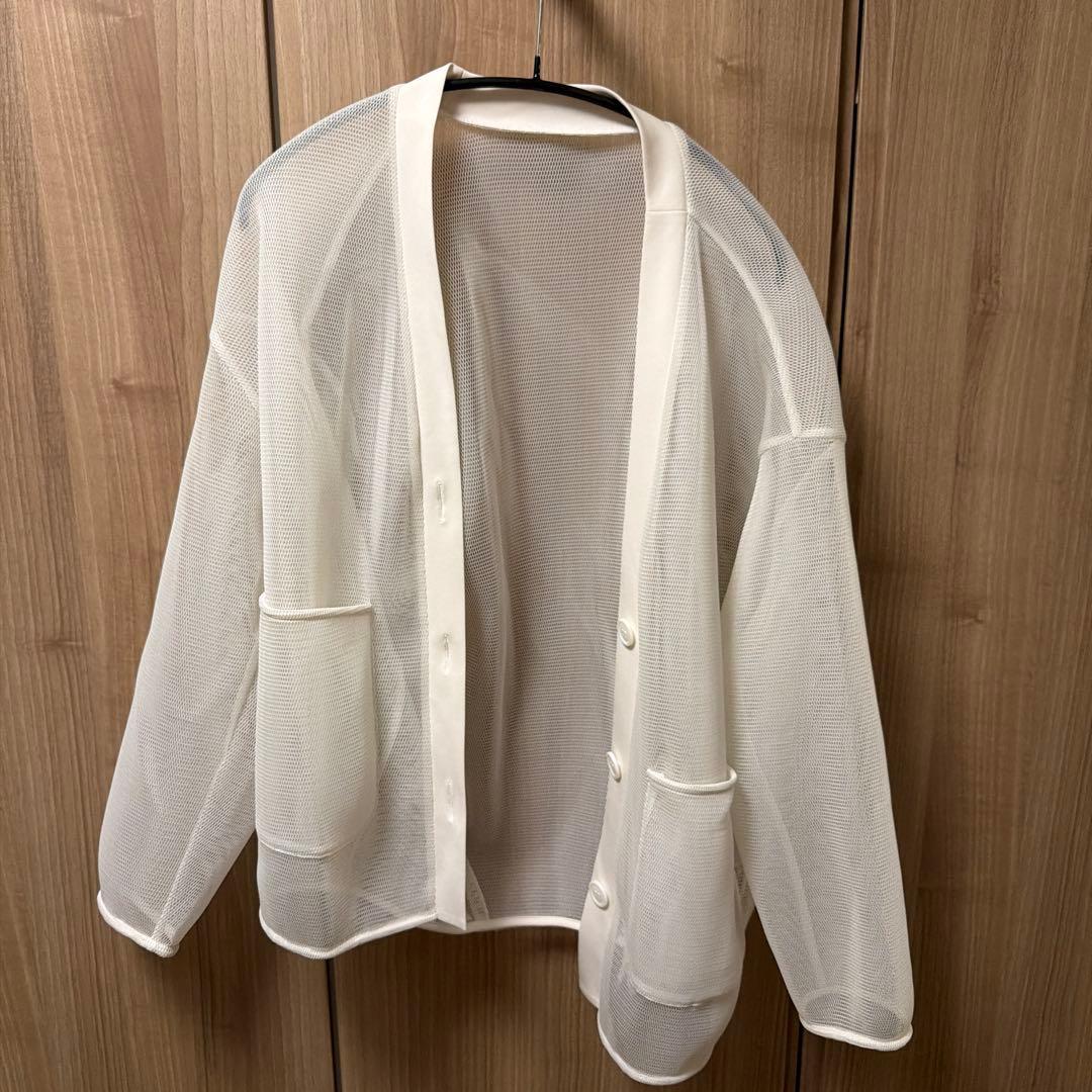 Y*O様 Pois double mesh cardigan