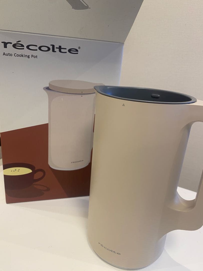 【新品未使用】recolte 自動調理ポット クリームホワイト