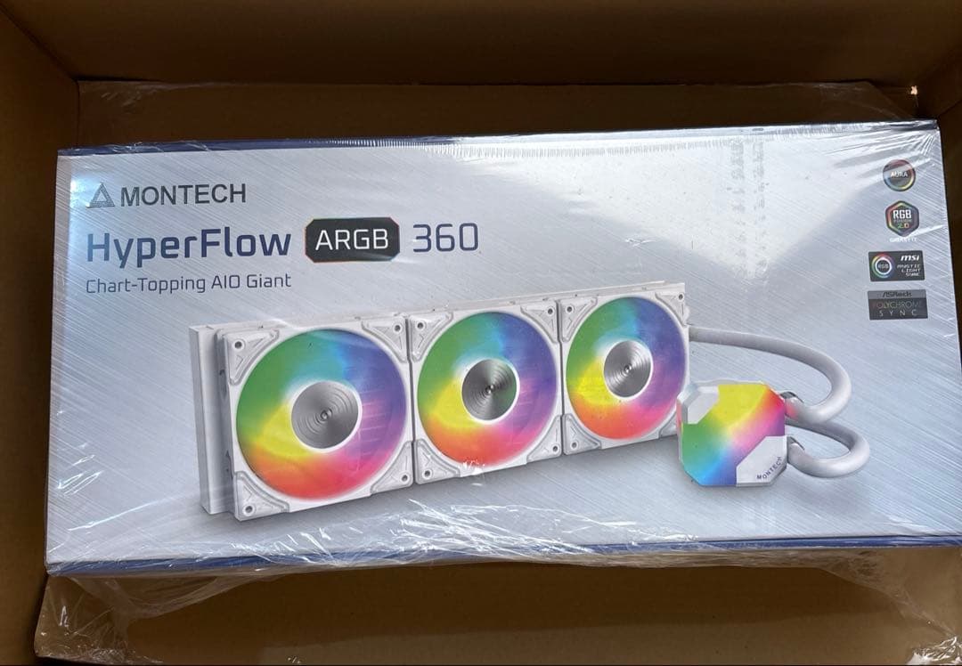 o*n様 MONTECH HyperFlow ARGB 360 未使用品