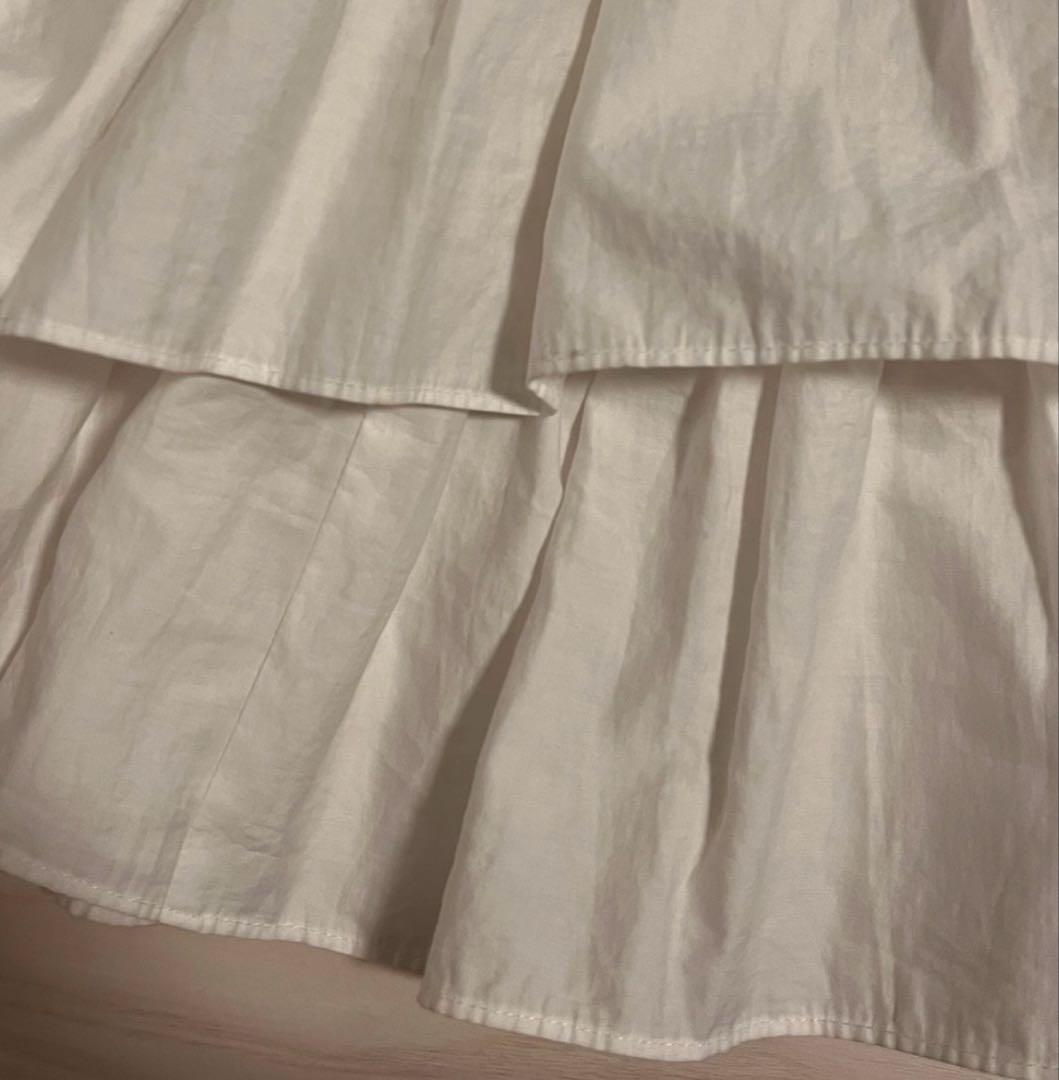 スカート CLANE VOLUME FRILL SKIRT