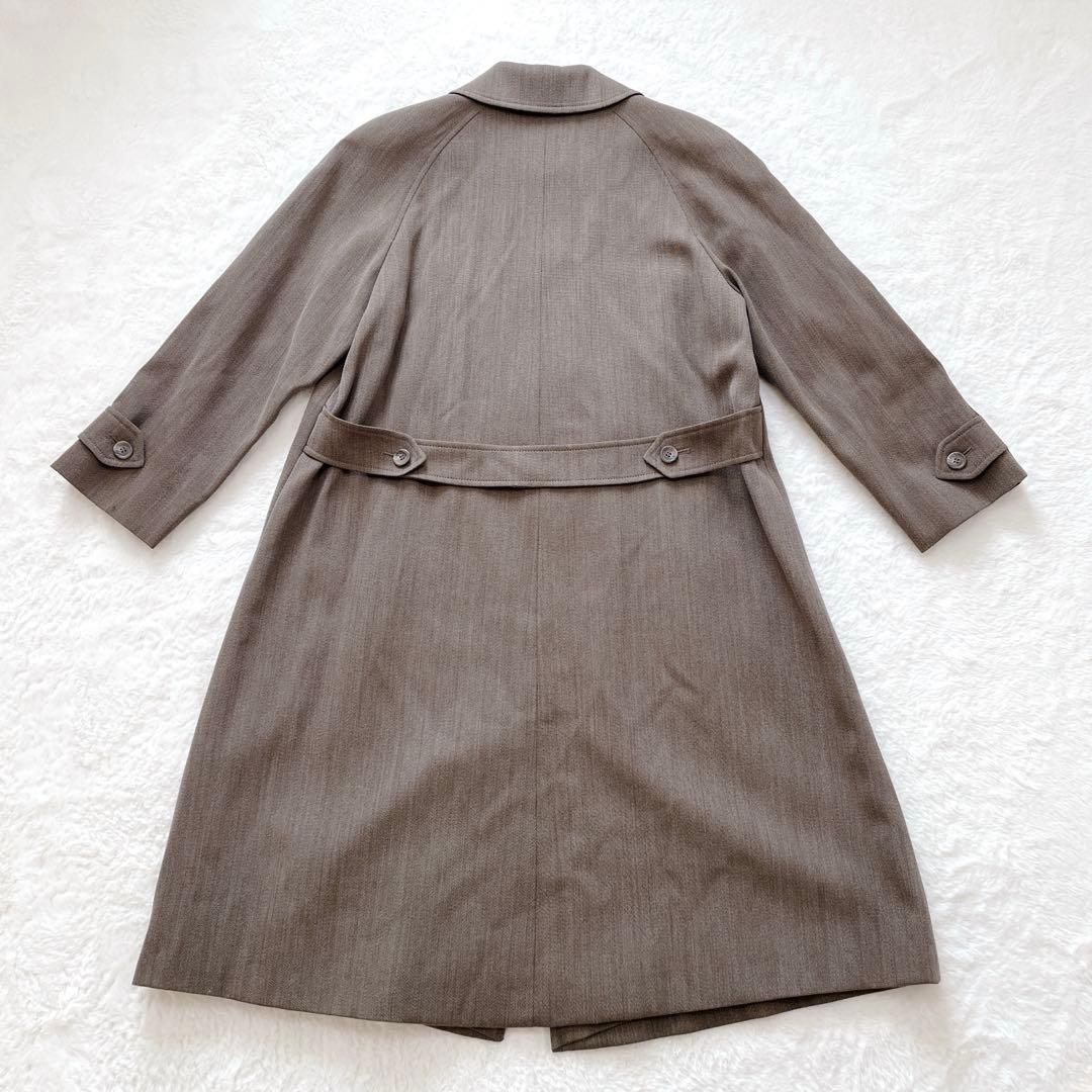 【美品】バーバリーズ　ステンカラーコート　シャドーチェック　90s