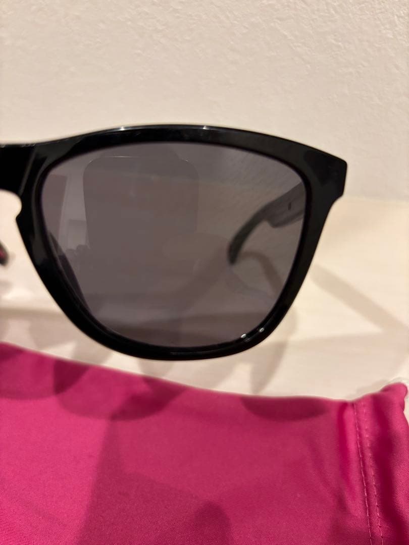 Oakley サングラス フロッグスキン　ブラック　純正レンズ