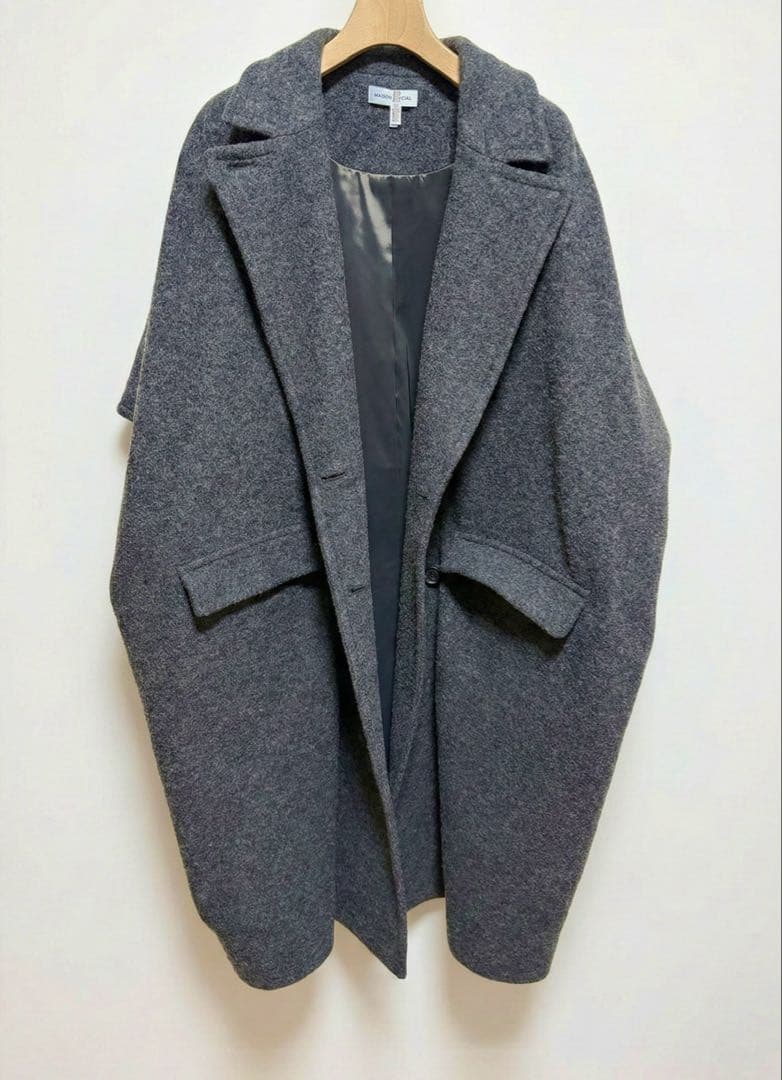 【マッシュルームお値下】MAISON SPECIAL 2WAYウールコート