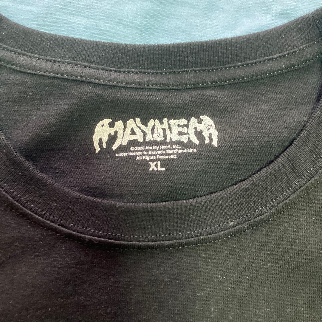 2026 レディーガガ　MAYHEM ロゴTシャツ