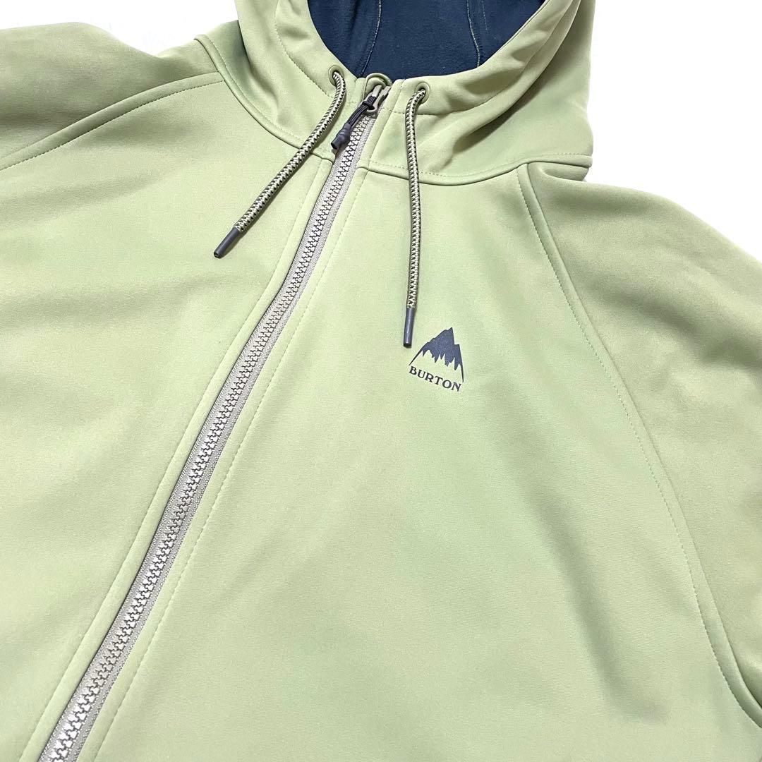 Burton クラウン ウェザープルーフ 撥水パーカー ジップアップ オリーブ