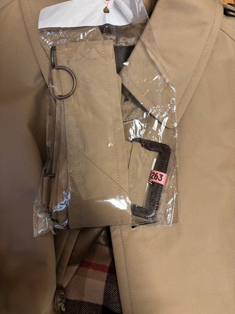 【美品】マッキントッシュロンドン　 ベージュ トレンチコート チェック裏地