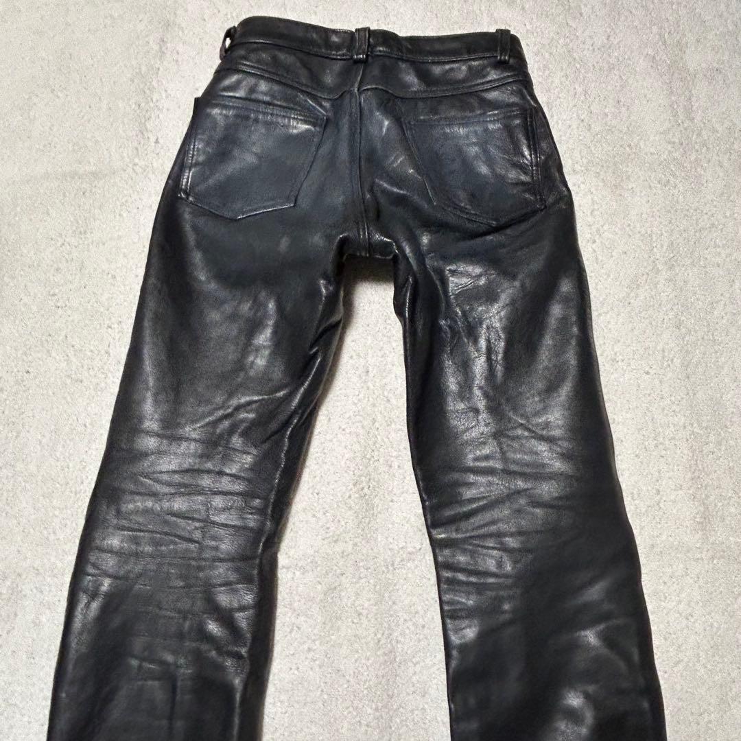 Schott ショット　W30 レザーパンツ　USA製　ライダースパンツ　本革