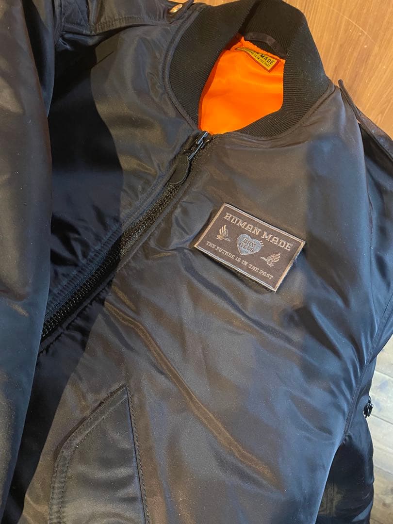 【新品】HUMAN MADE FLIGHT JACKET ブラック L