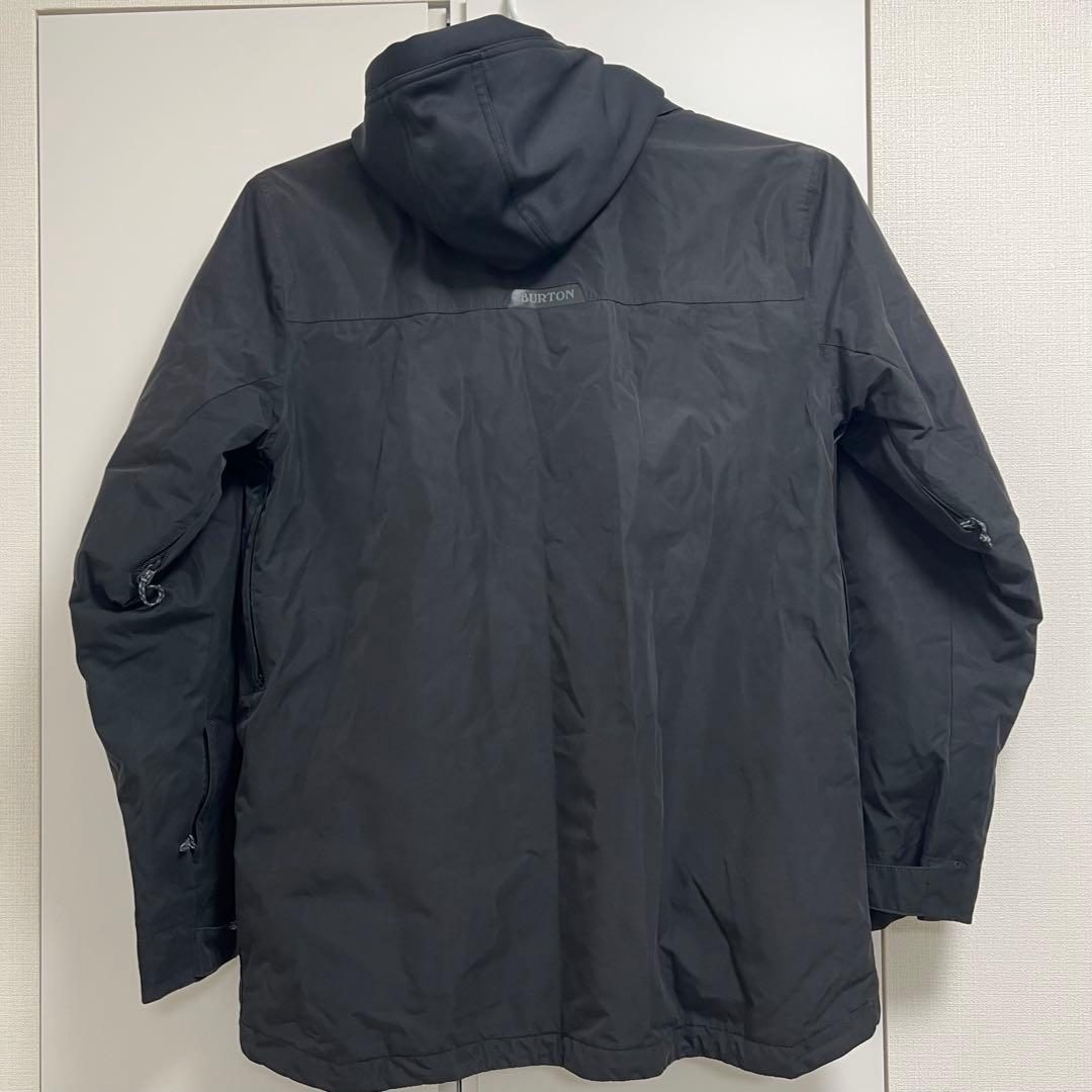 撥水加工済 Burton スノボウェア ジャケット メンズ Lサイズ 黒