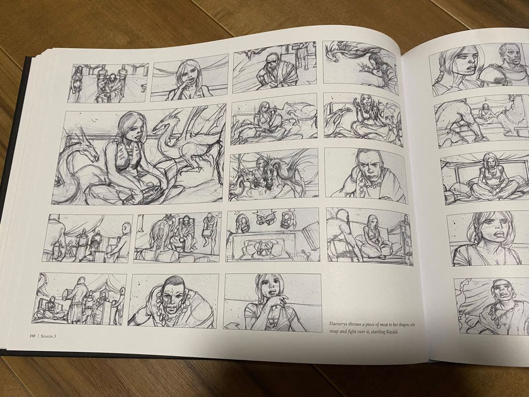 ゲームオブスローンズ Storyboards 洋書 ハードカバー