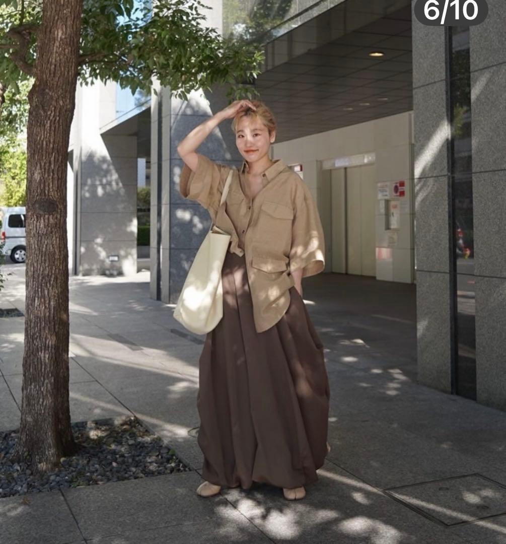 【美品】etretokyoサイドタックバルーンスカート