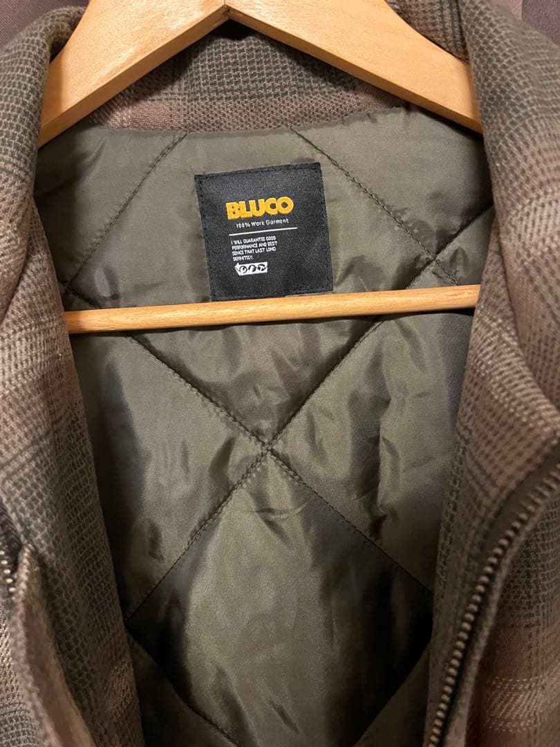 BLUCO ブルコ オンブレーチェックワークジャケット