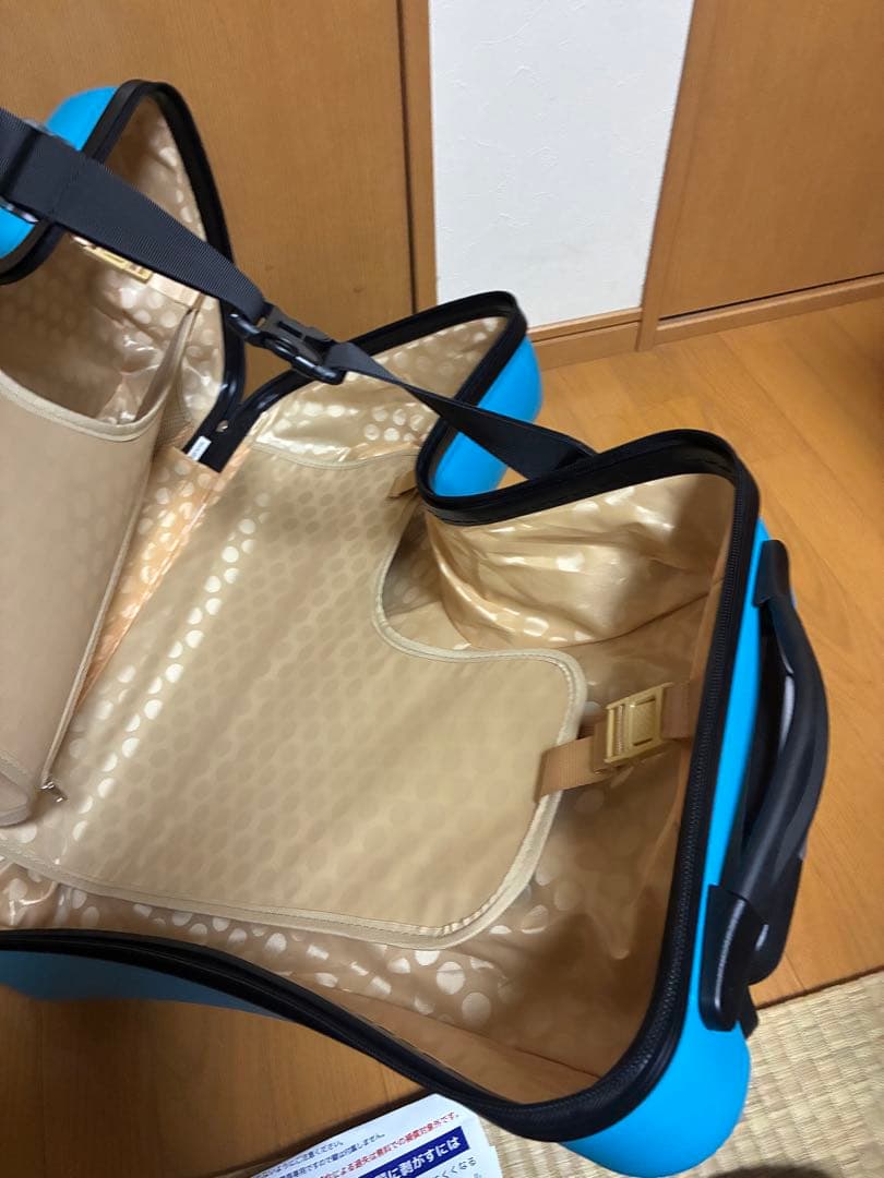 Homraku子供用乗れるキッズキャリートランク　新品　未使用水色