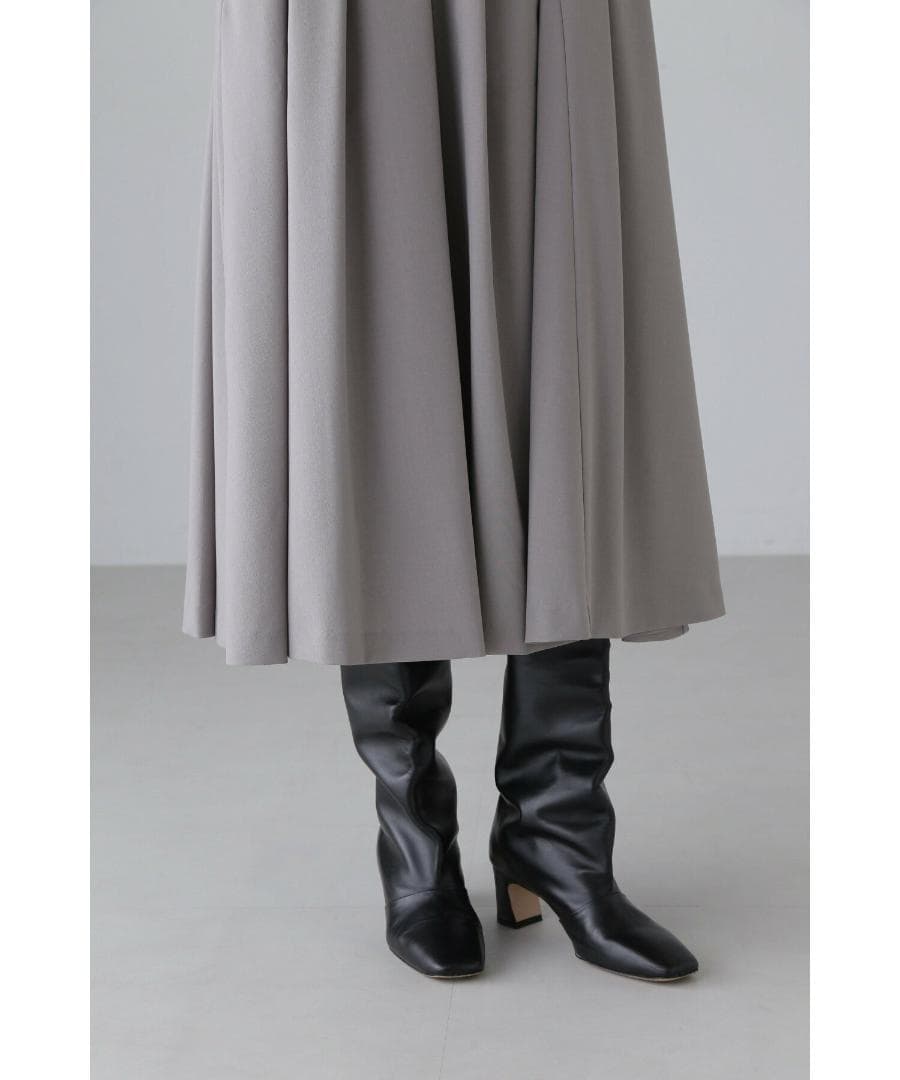 ADORE 24AW ドライクロススカート グレー サイズ38 アドーア