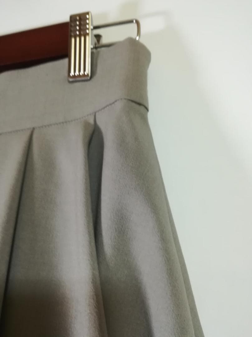ADORE 24AW ドライクロススカート グレー サイズ38 アドーア