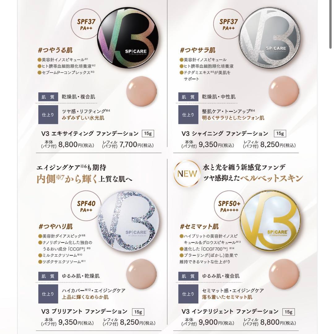 SPICARE V3 インテリジェントファンデーション／ ルカドクリームセット