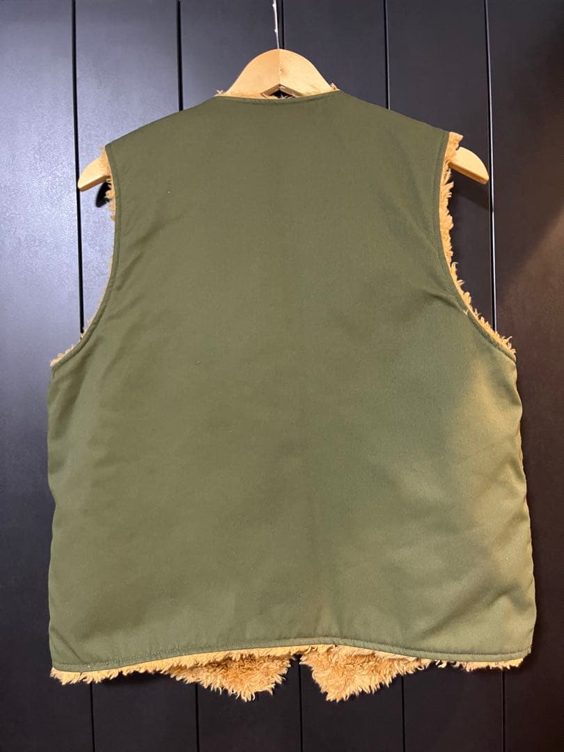 ENGINEERED GARMENTS リバーシブル ベスト 緑 茶色