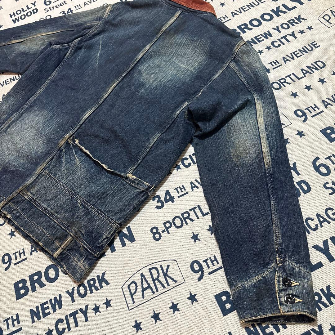 美品 Prps 紫製品 デニムカバーオール　リーバイス カーハート