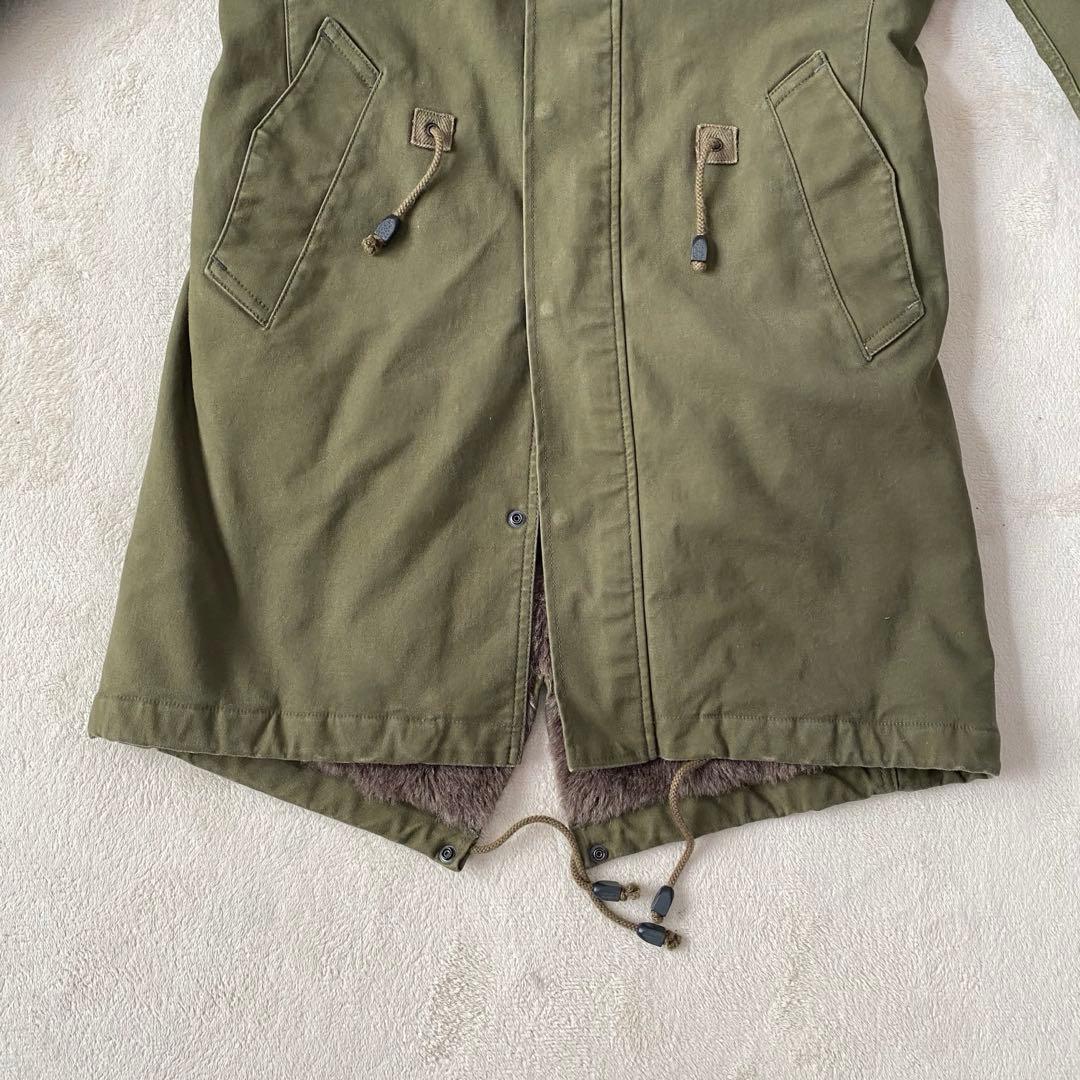 【廃盤人気モデル】wjk stretch satin M64 モッズコート　M