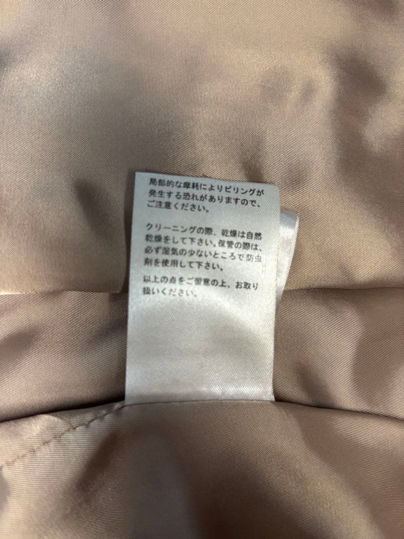 カシミヤ100%トレンチ ロングコート