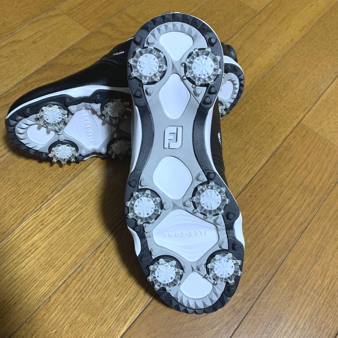 新品 フットジョイ ゴルフジュースeComfort 23.0cm 黒