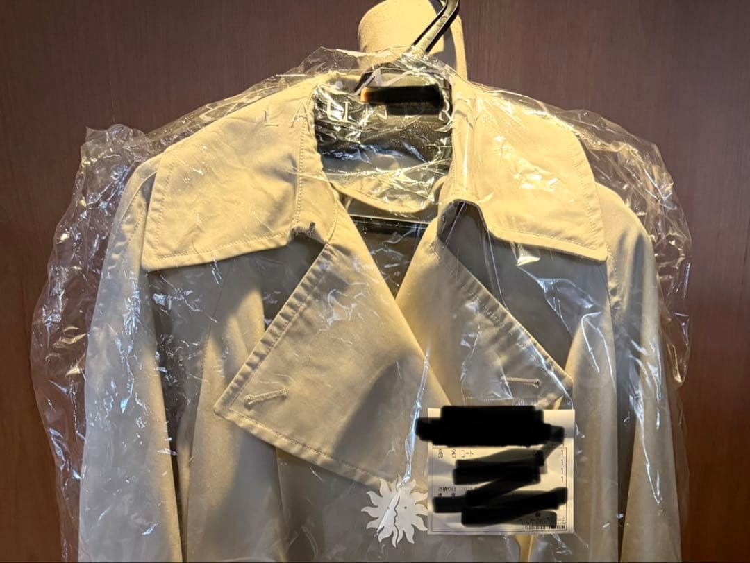 【ETRE TOKYO 】コーティングショートトレンチコート アイボリー