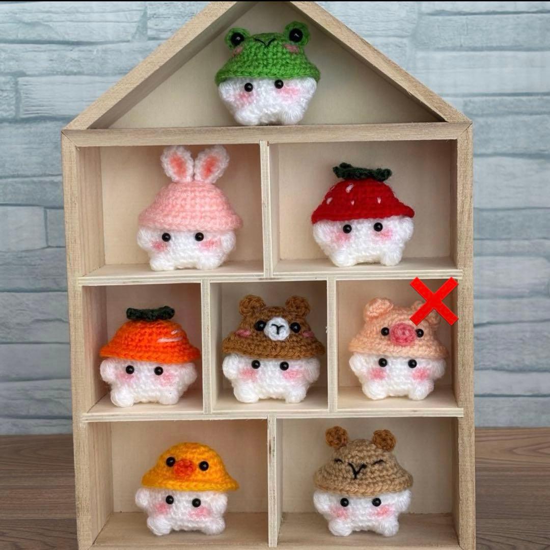 あみぐるみ　ぶた　親子　②　【ゆっこ】ハンドメイド