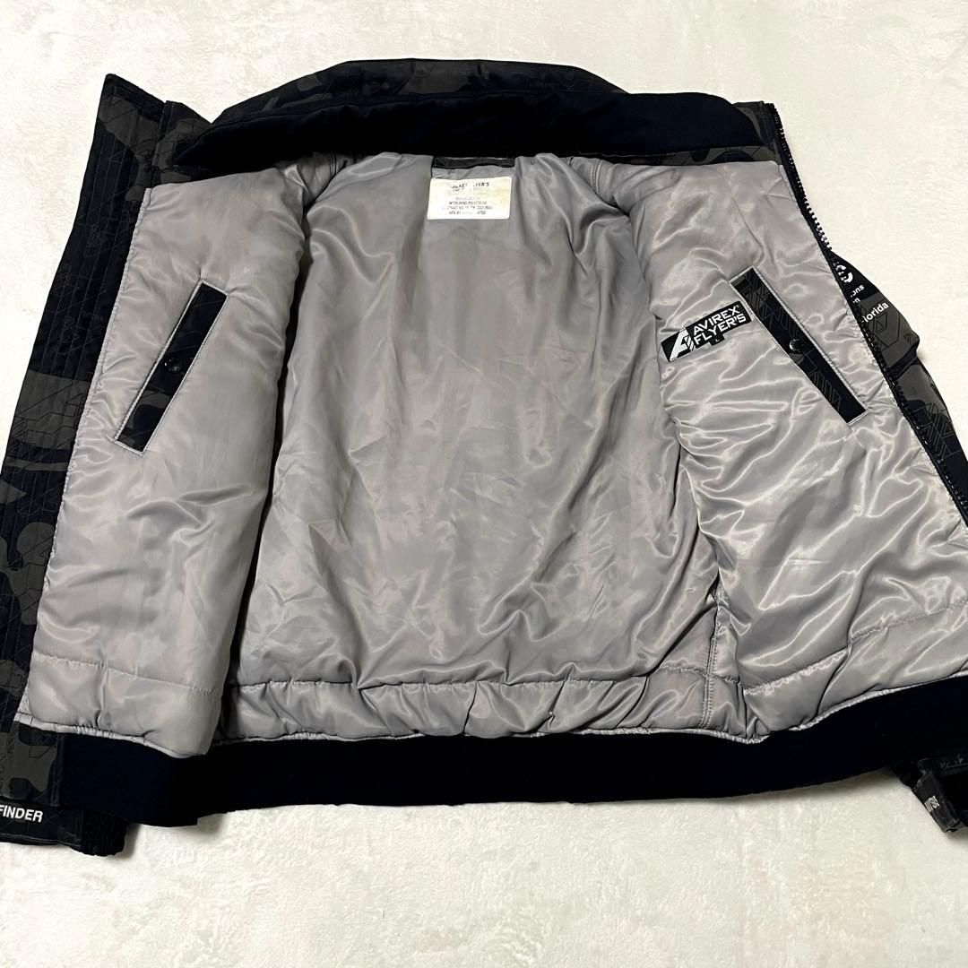 AVIREX MA-1 フライトジャケット スタンドカラー L