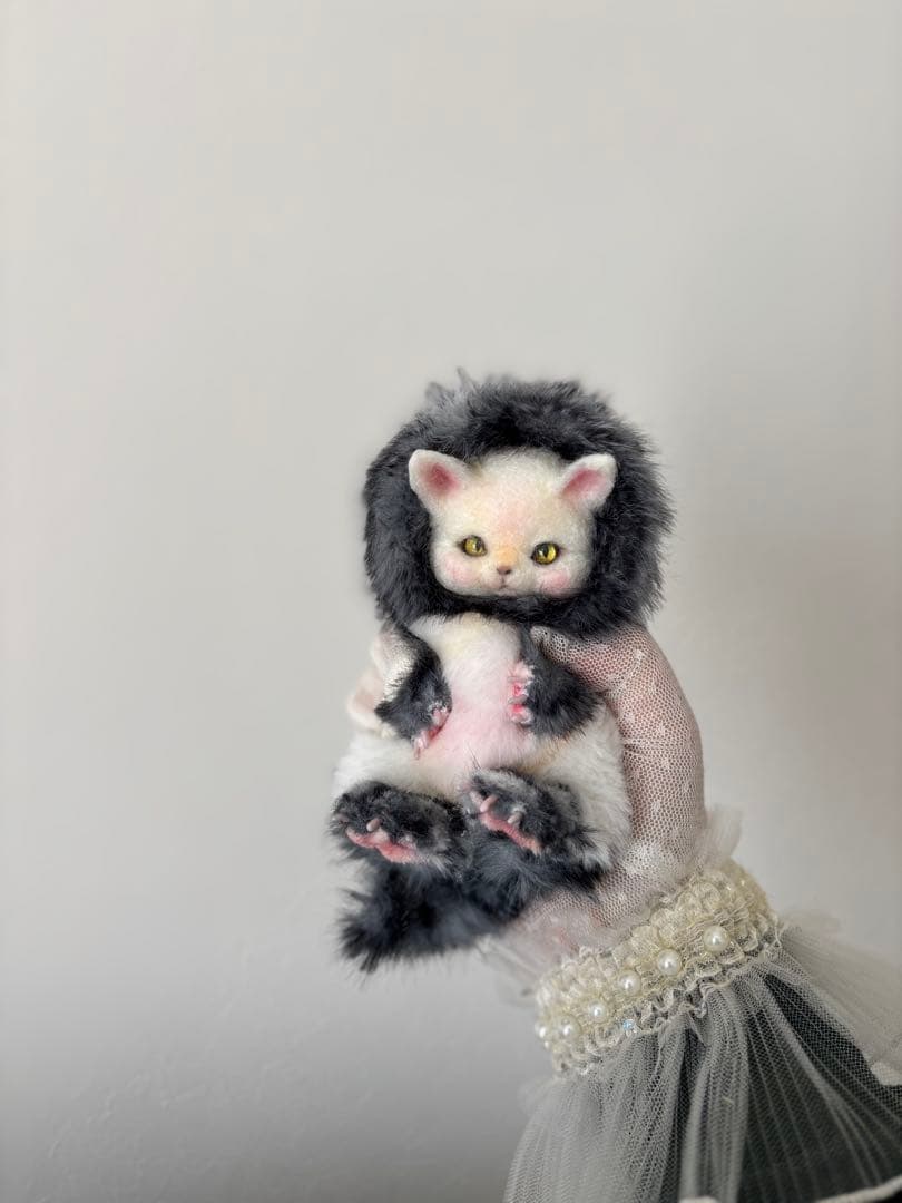 アートドール　No.066トラ猫幻獣　羊毛フェルト