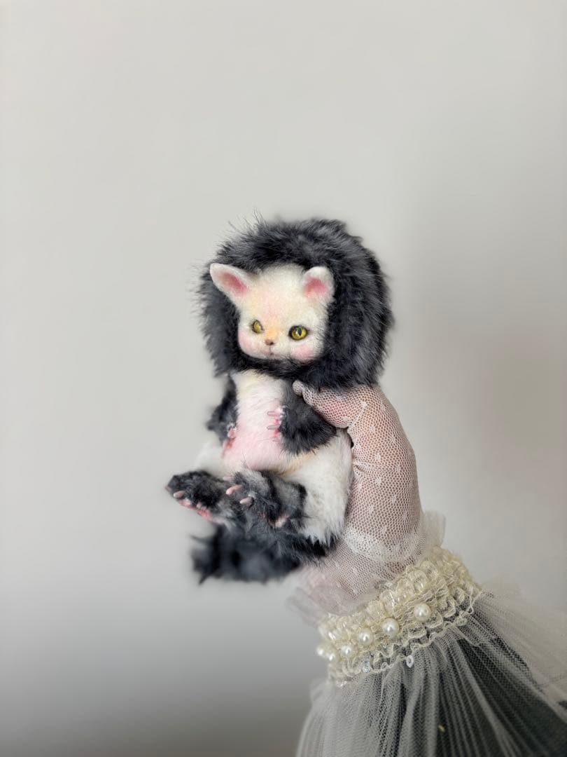 アートドール　No.066トラ猫幻獣　羊毛フェルト