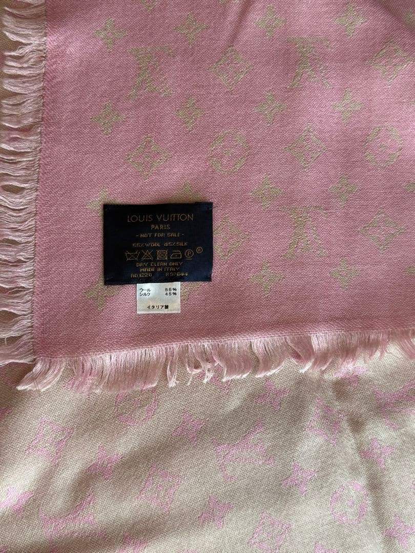 新品未使用 LOUIS VUITTON 大判ピンク ストール