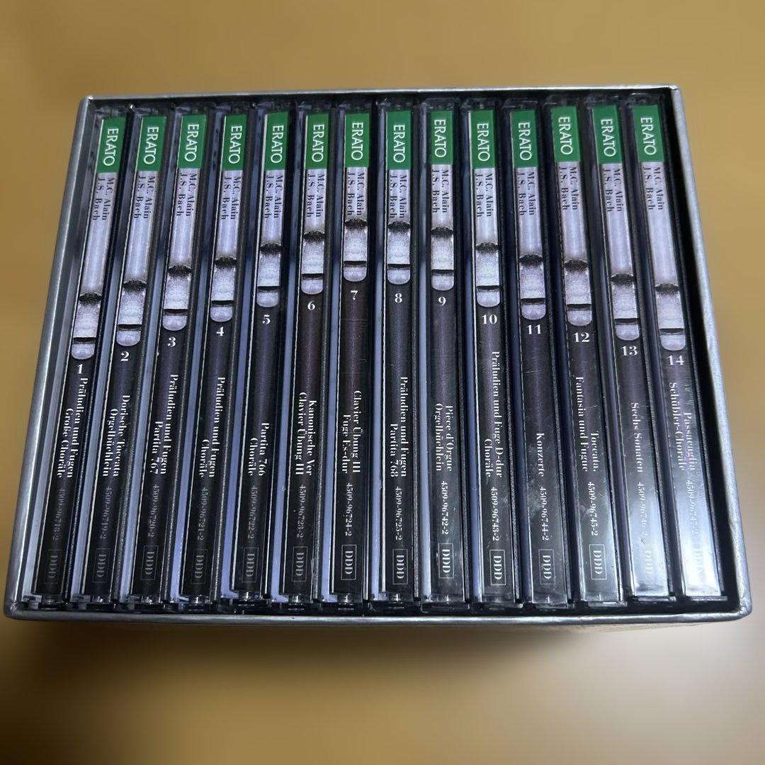 廃盤CDBOX　14CD　マリー・クレール・アラン　バッハ　オルガン作品全集