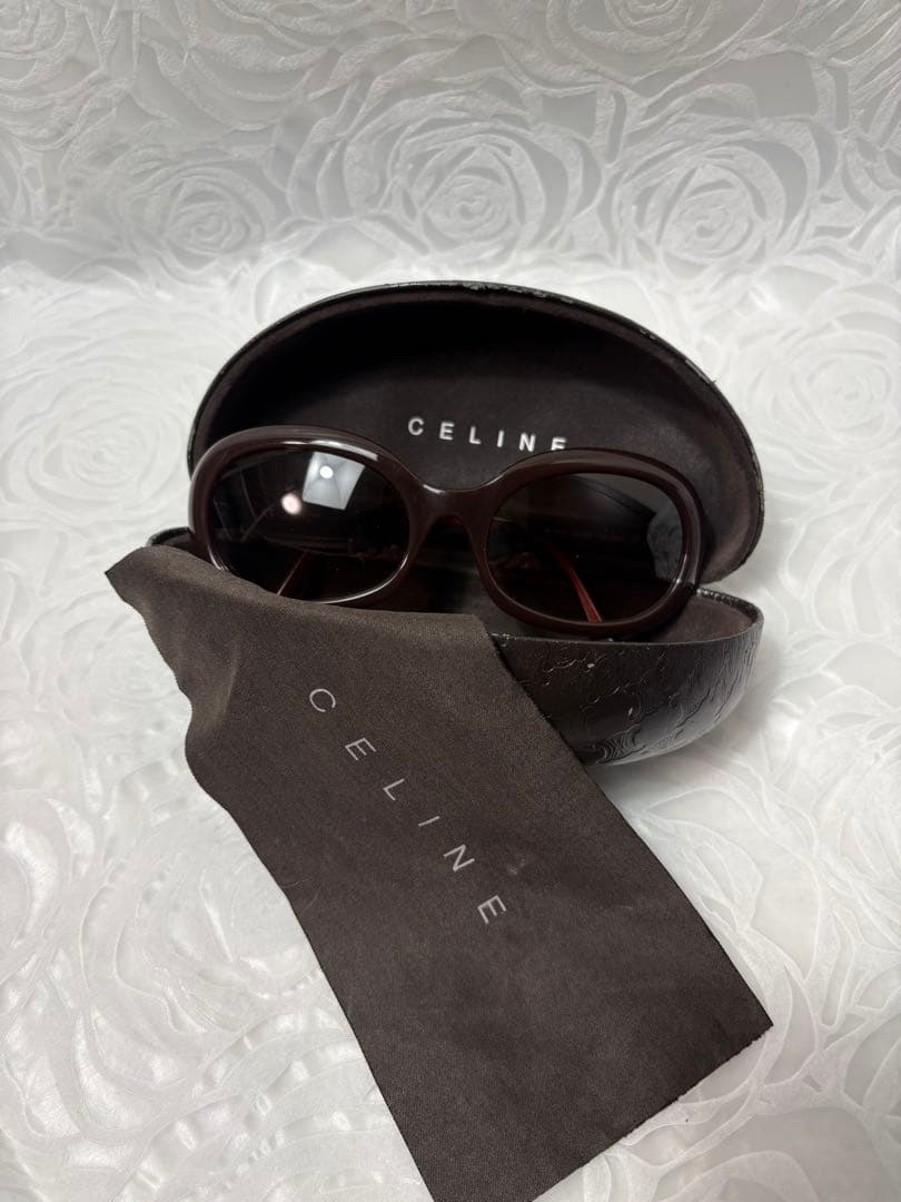 CELINE オーバーサイズサングラス ブラウン