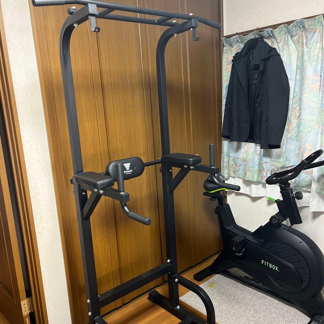送料無料　STEADY 懸垂マシン　10or12段階調整/耐荷重150kg