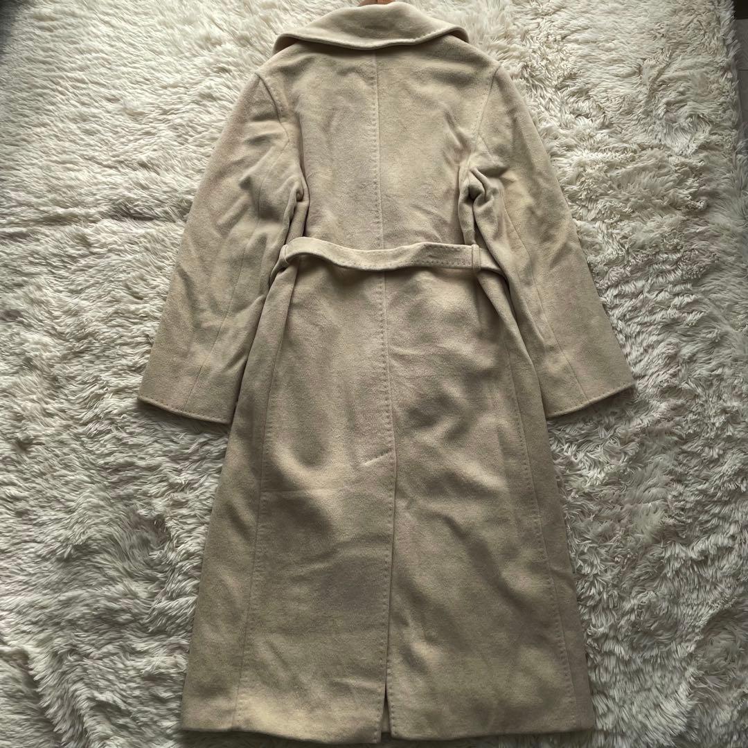 極美品✨マックスマーラ　ロングコート　マニュエラ　カシミヤ　ベルト　マキシ丈　L