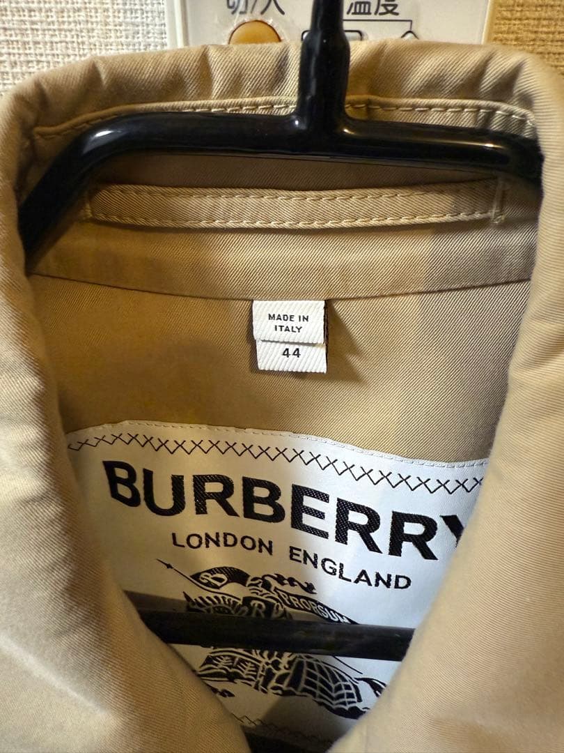 う*も様 BURBERRY 24SS ハリントン ジャケット 44