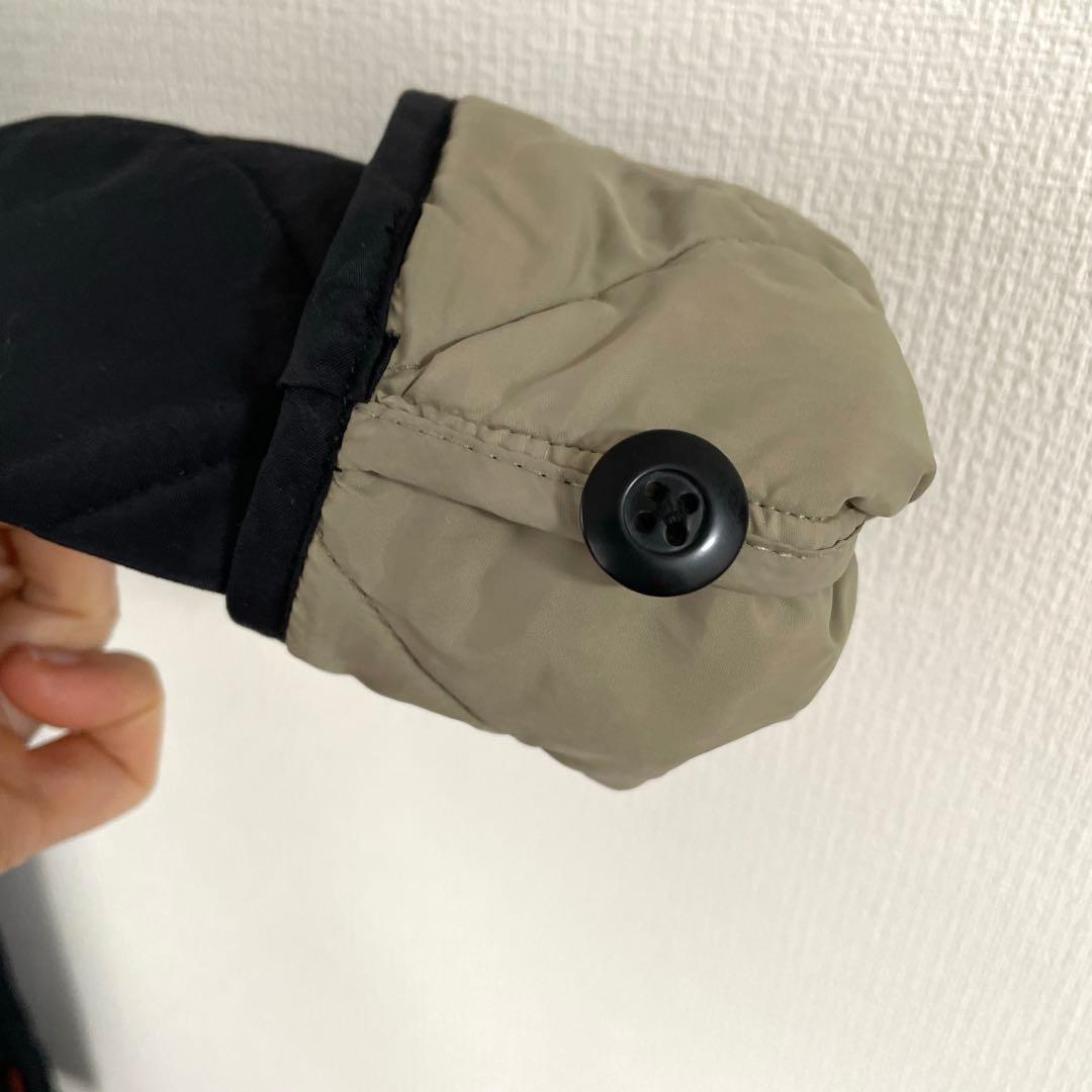 美品！　オッシュマンズ　ダブルフェイスモッズコート　ブラック　XL