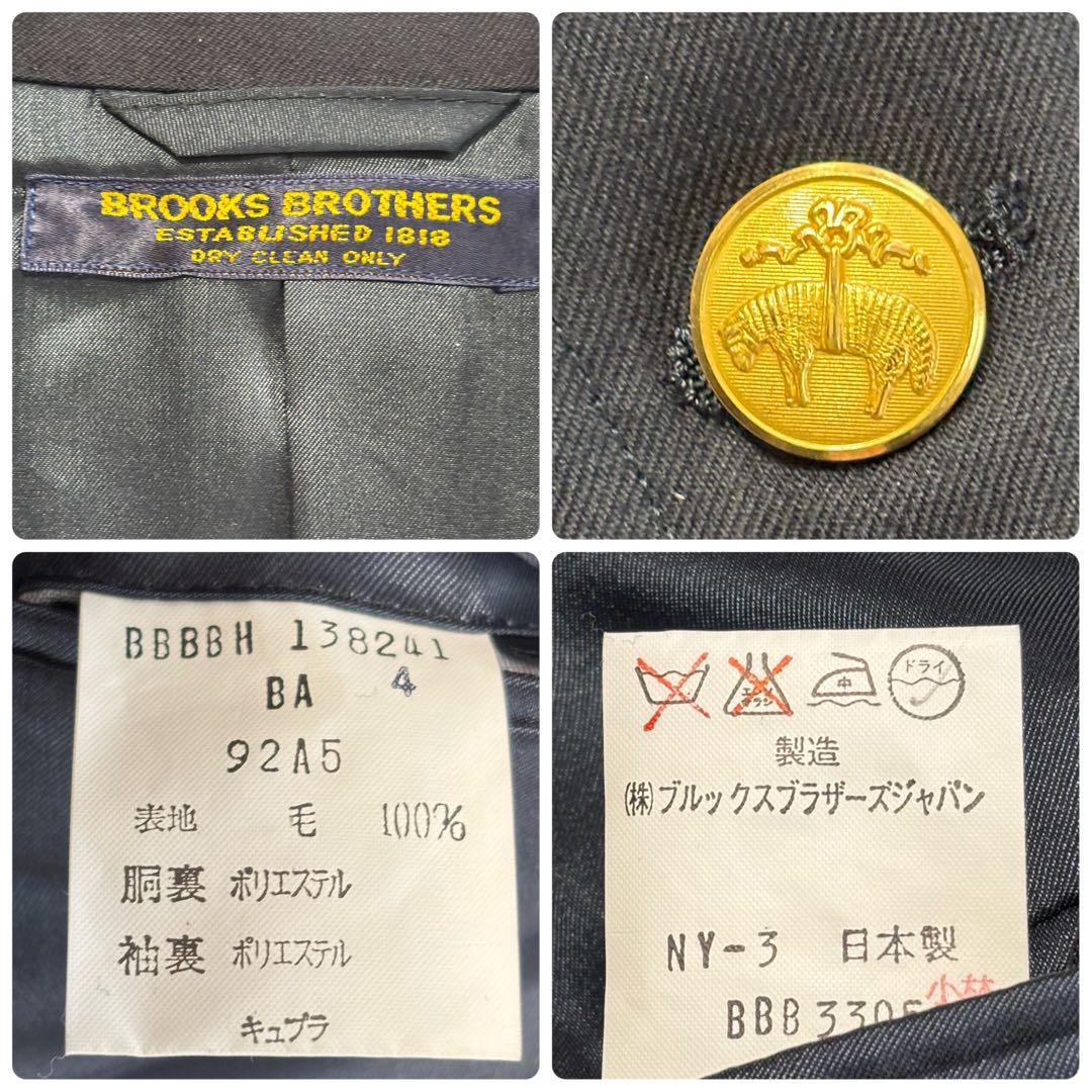 美品 ブルックスブラザーズ 金ボタン テーラードジャケット Mサイズ 紺ブレ