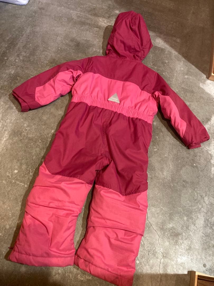 L.L.Bean キッズ　スノーウェア 3T ピンク　コールドバスター　つなぎ
